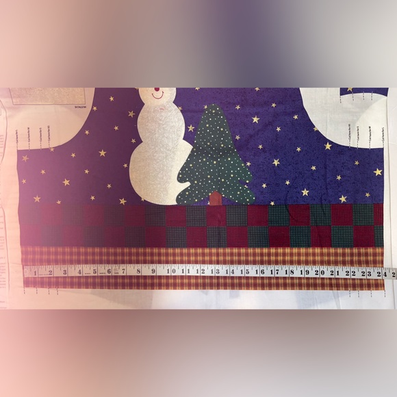 Dreamspinners Vintage Christmas Vest Cut & Sew Fabric Panel - Picture 15 of 16